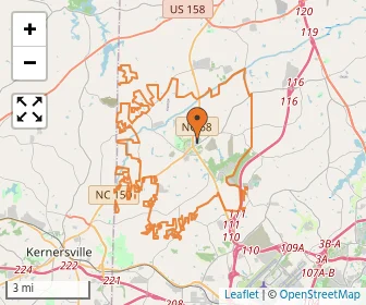 Area schools map